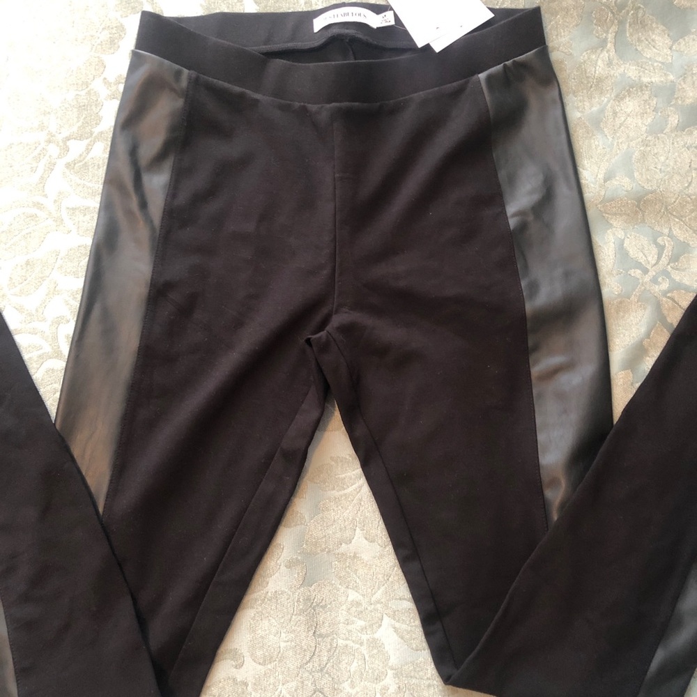 🥰NWT Just Fab Black Leggings-sz Medium—So Sexy!